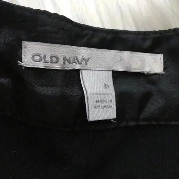 Old Navy Black Sleeveless Tank Dress with Satin - Picture 7 of 8